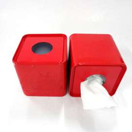 (厂家供应)马口铁方形纸巾盒 婚庆礼品纸巾盒 抽纸铁盒铁盒，收纳铁盒