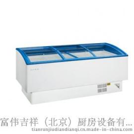 白雪TCD-2500(H)冷柜 弧面岛柜/冷冻展示柜 白雪冷柜