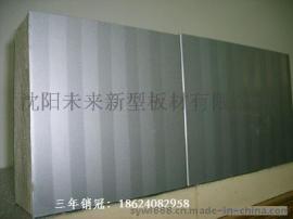 沈阳聚氨酯复合墙面夹芯板，沈阳聚氨酯彩钢复合波纹板